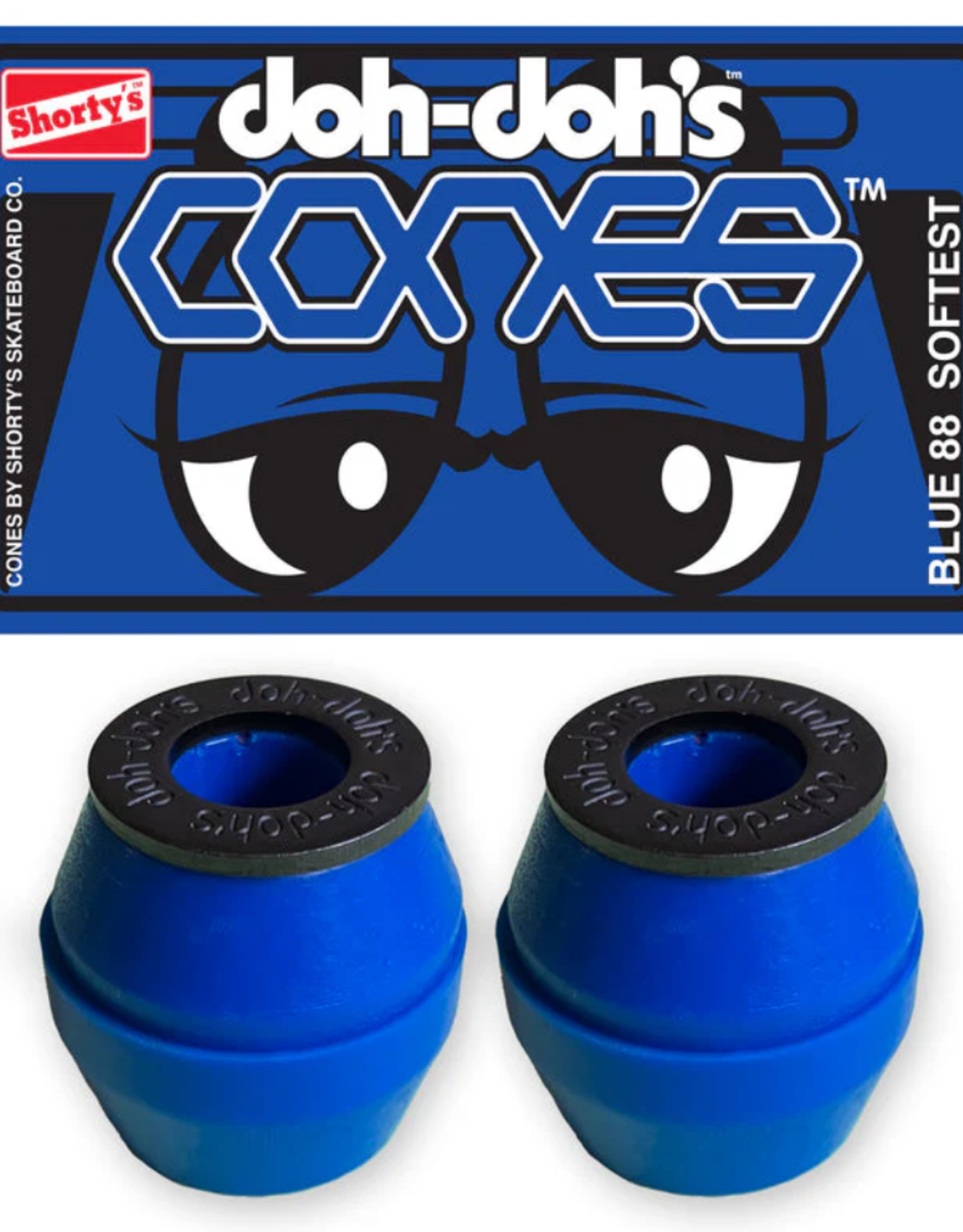 Shortys SHORTYS - CONES BUSHINGS SOFT BLUE (88A)