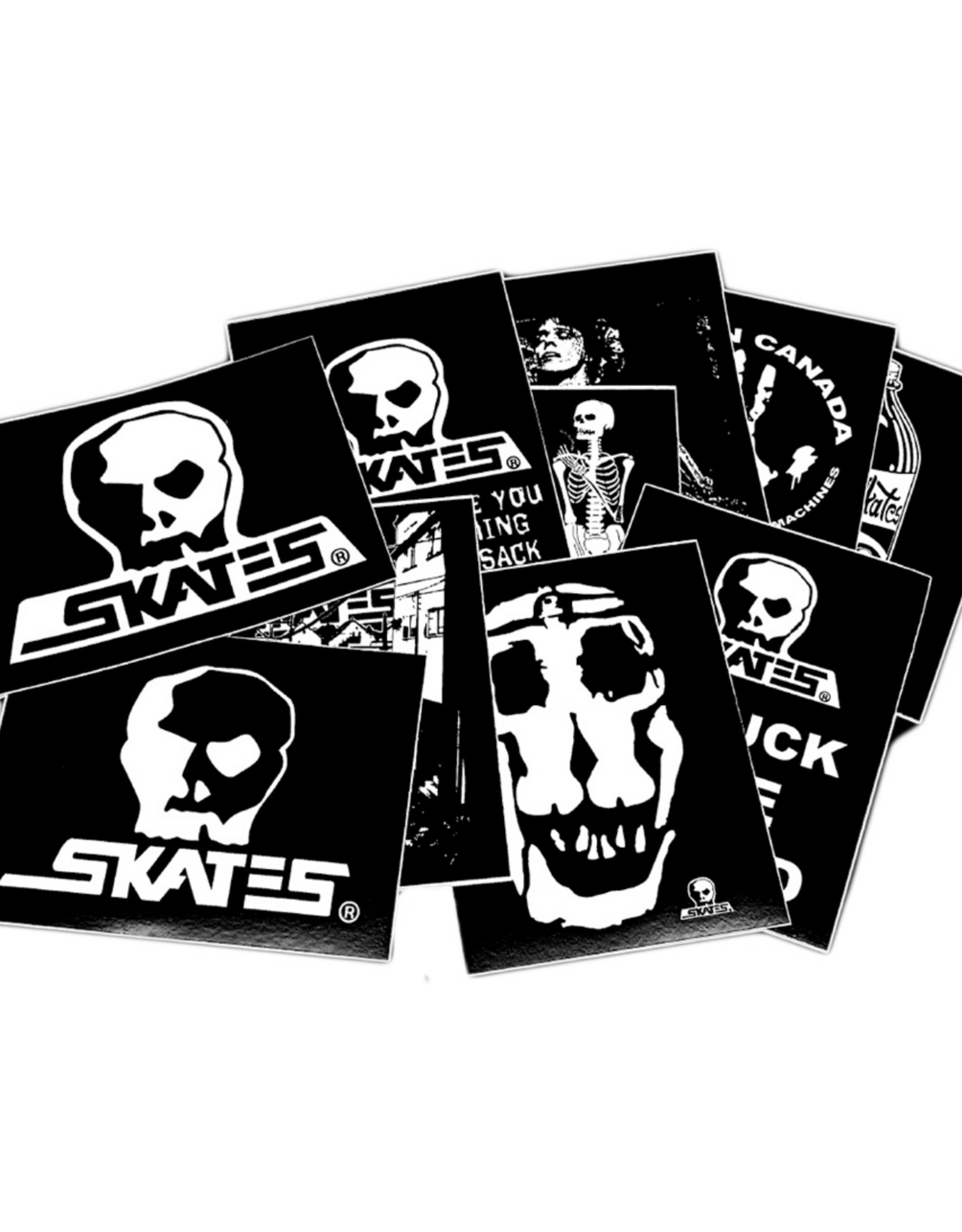 Skull Skates SKULL STICKER