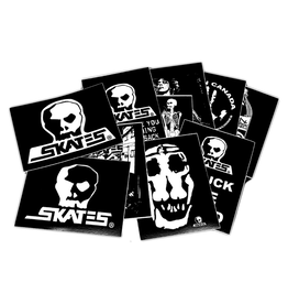 Skull Skates SKULL STICKER