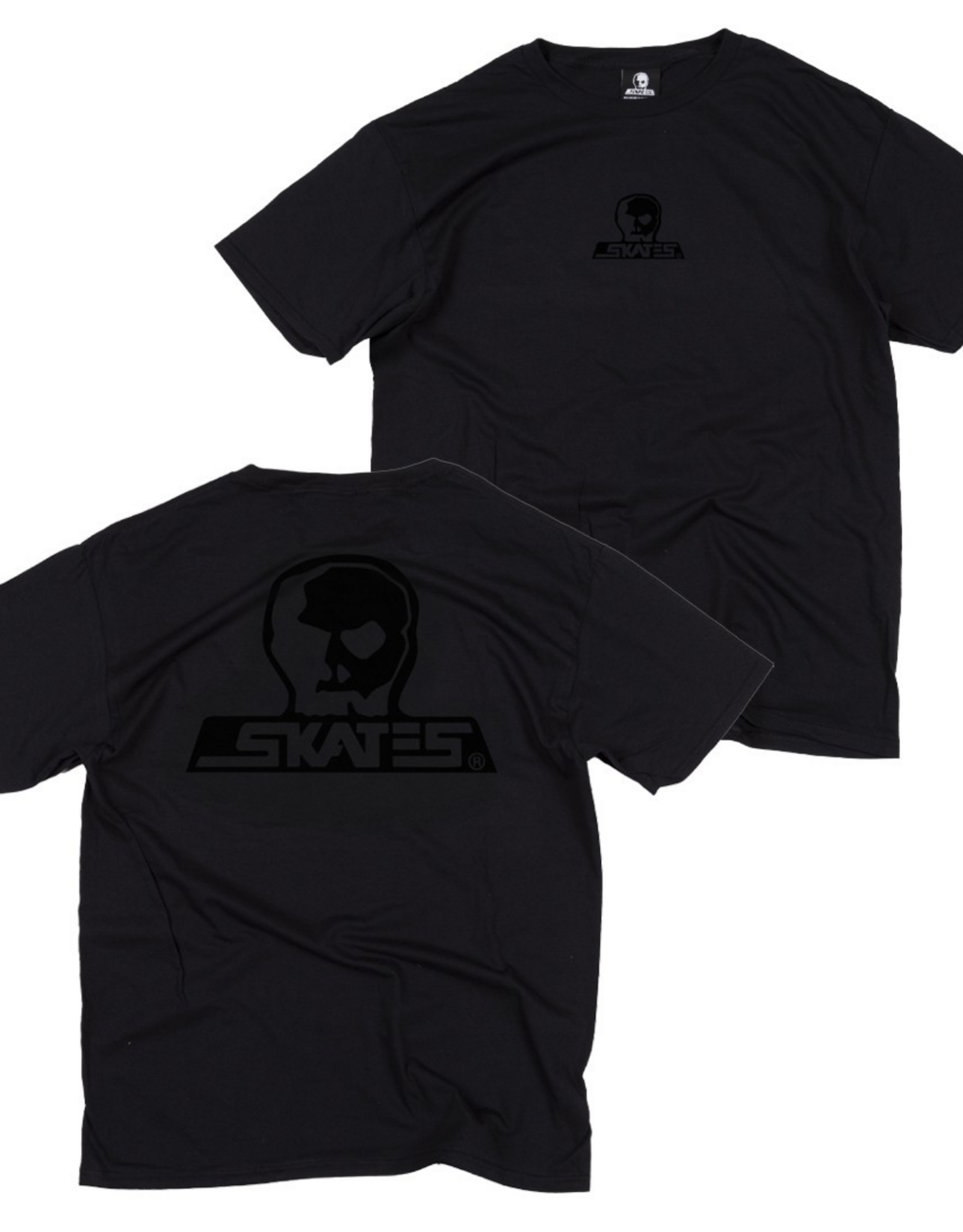 Skull Skates SKULL T-SHIRT SKULL LOGO BLACKOUT