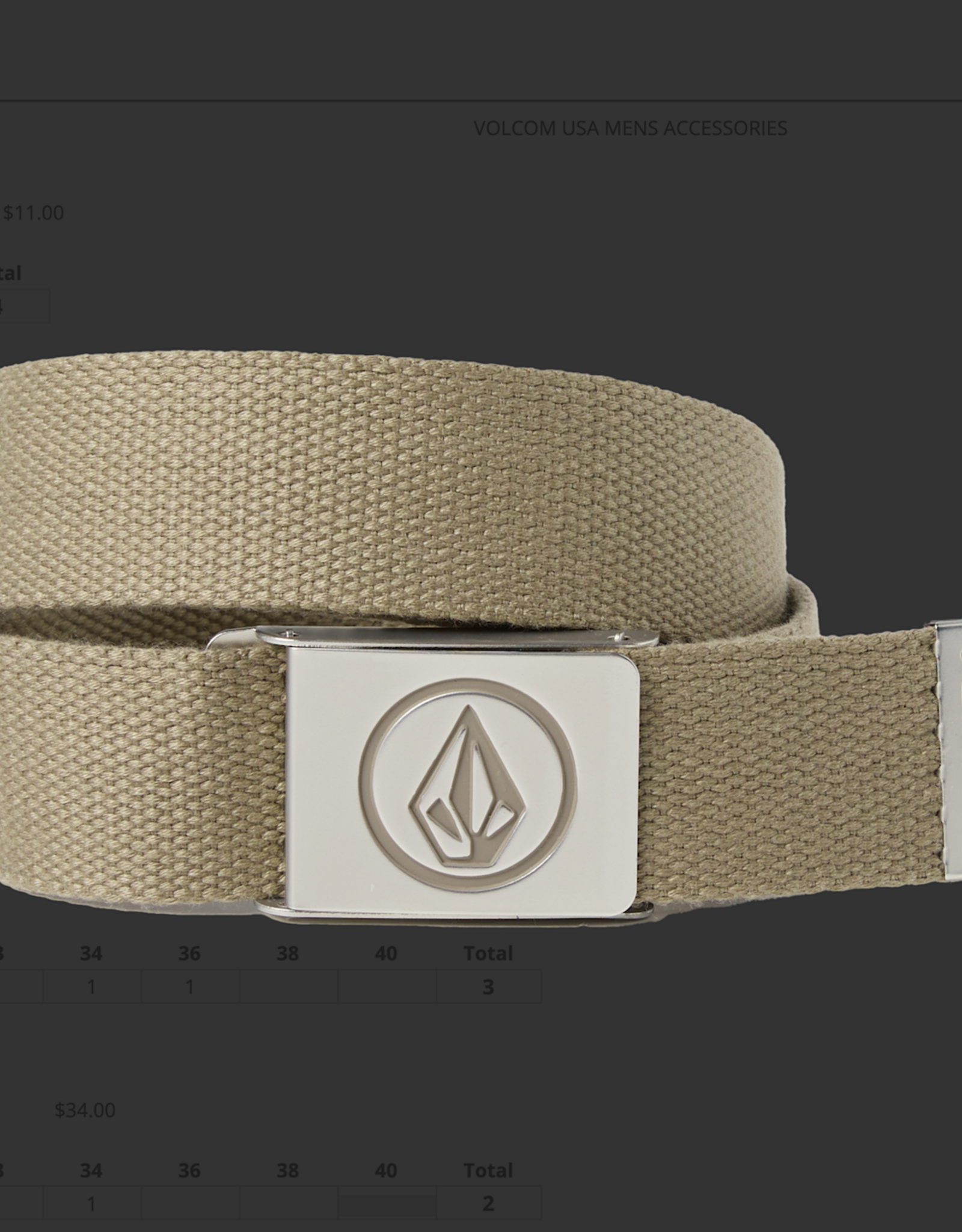 Volcom CIRCLE WEB BELT
