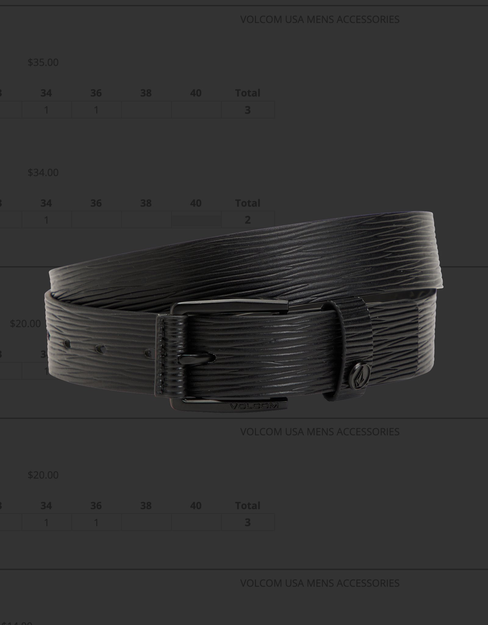 Volcom GOOD GRAIN PU BELT