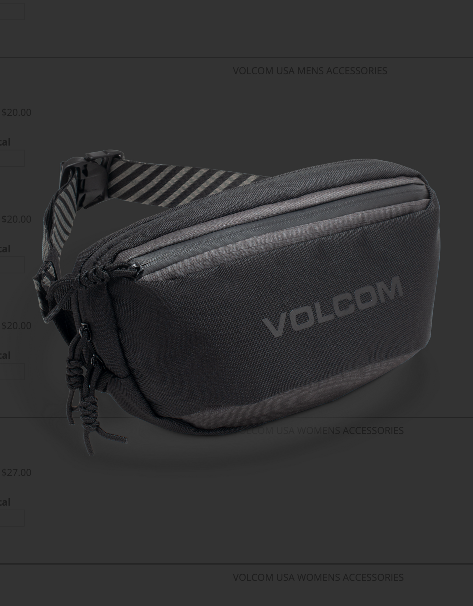 Volcom MINI DOS PACK WAIST BAG blk