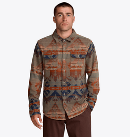 RVCA DAYSHIFT BLANKET FLANNEL LS