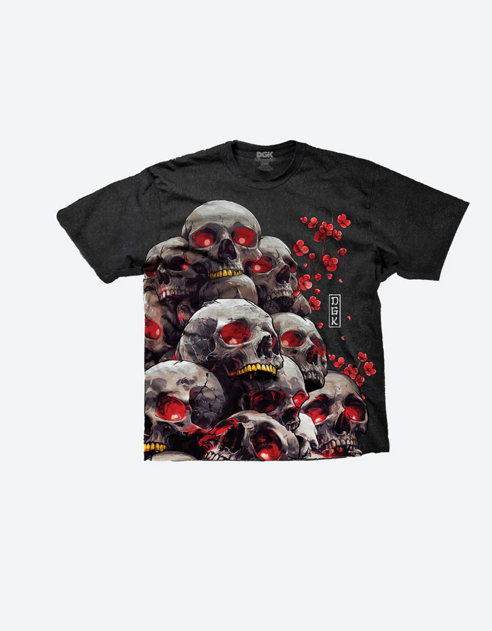 DGK HAUNT TEE VINTAGE BLACK L