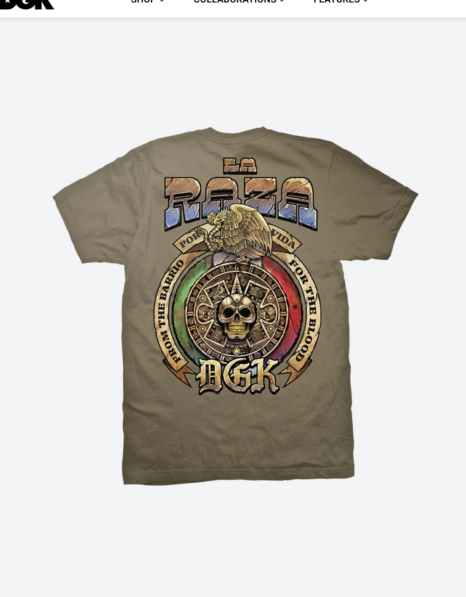 DGK AZTECA SAND TEE SAND L