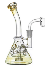 ROCK PLUS YELLOW PERCOLATOR DAB RIG