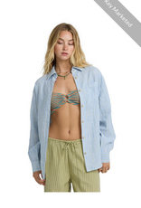 Billabong Wanderer Prntd L/s Wvn Top