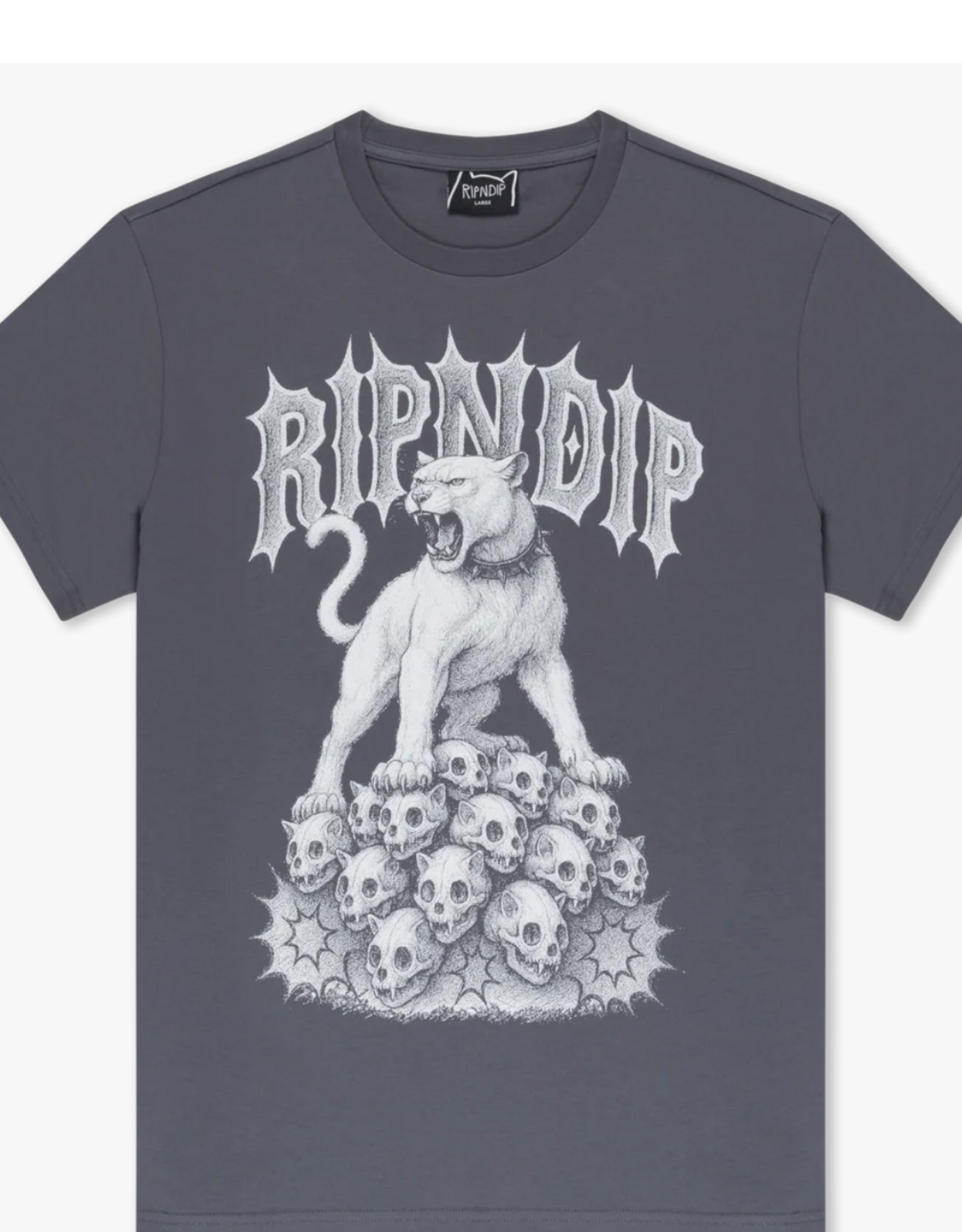 Ripndip Wasteland Tee (Charcoal) L