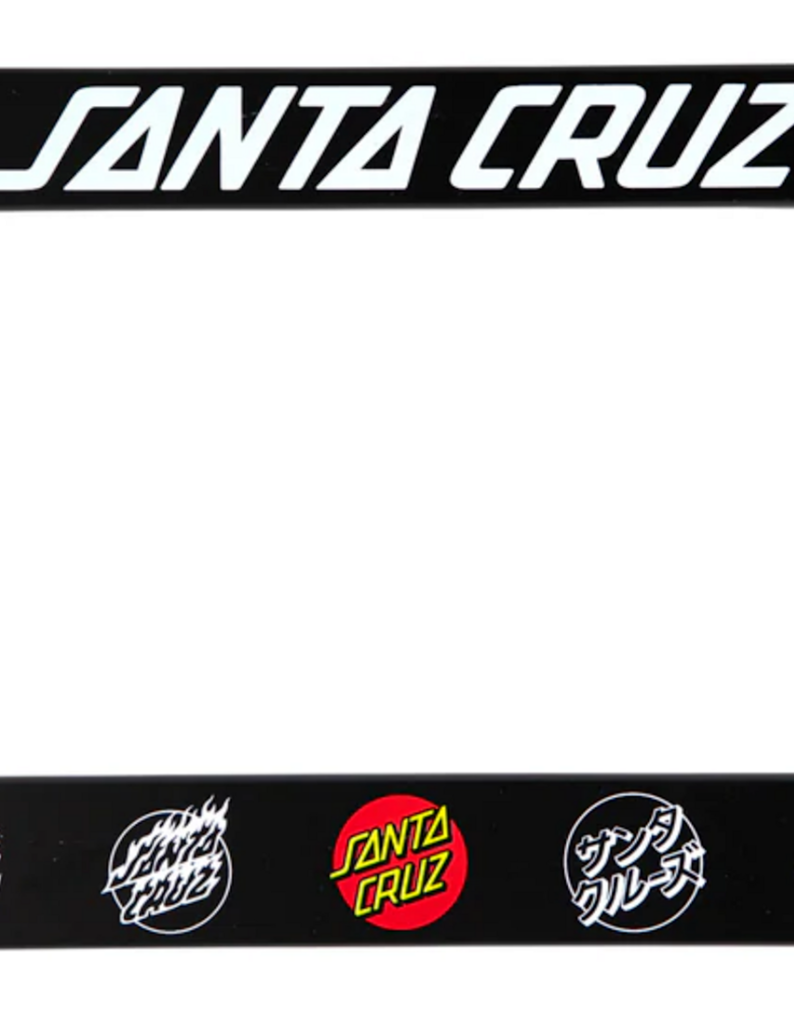Santa Cruz Classic Logos Santa Cruz License Plate Frame