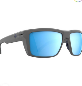 SPY OVERHAUL XL ANSI Matte Gray - Happy Boost Polar Ice Blue Mirror