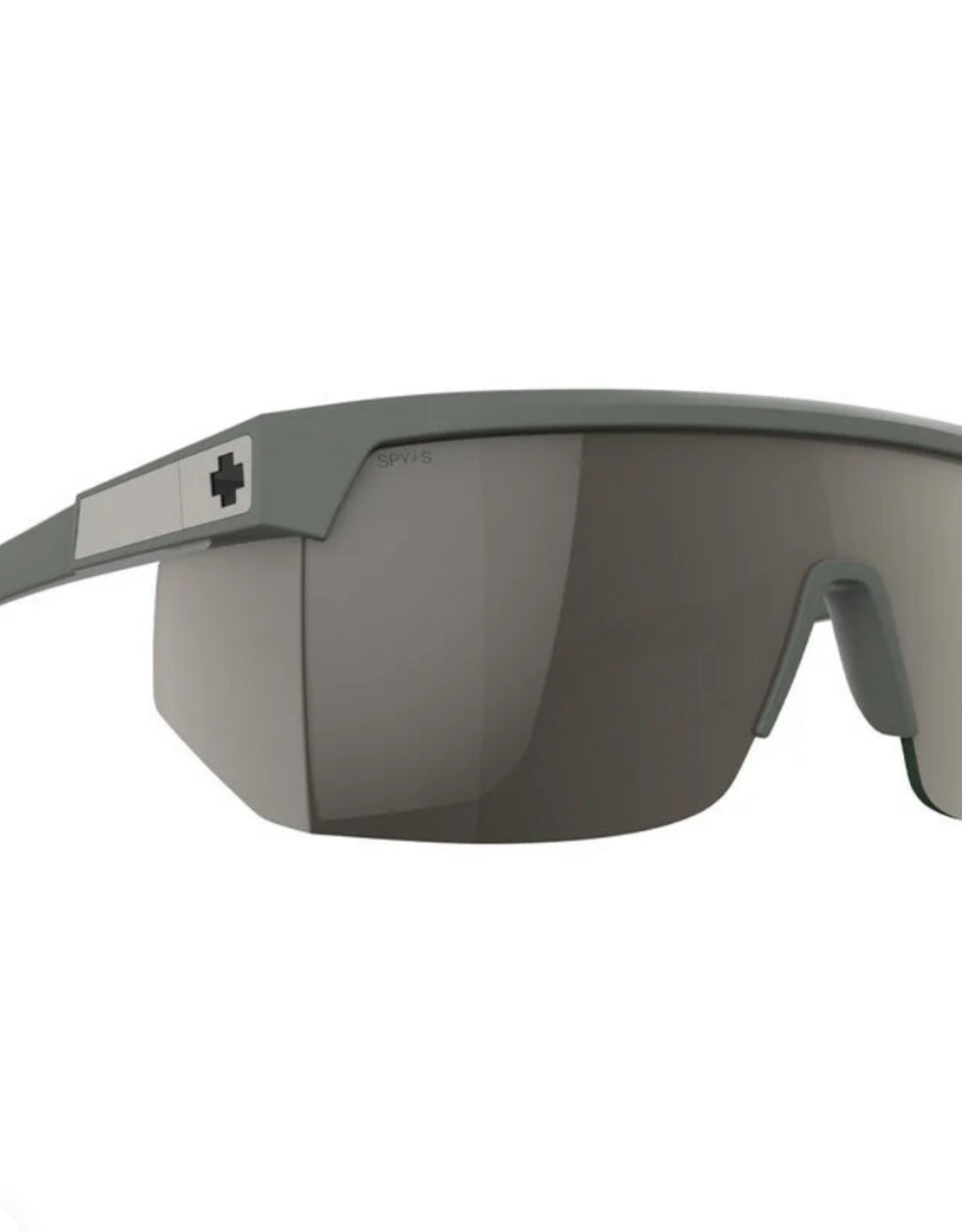 SPY SUPER FLYNN ANSI Matte Olive Green - Happy Bronze Pewter Mirror