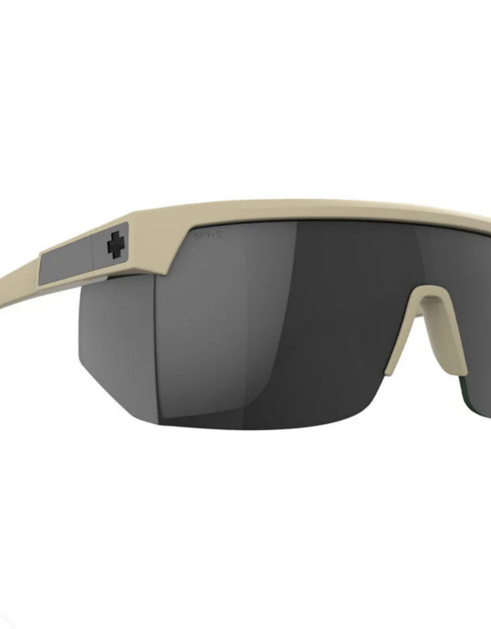 SPY SUPER FLYNN ANSI Matte Sand - Happy Gray Green Black Mirror