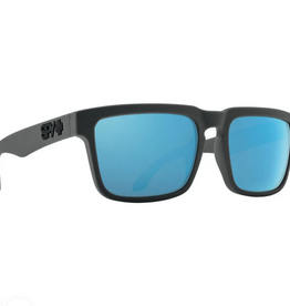 SPY HELM Soft Matte Dark Gray - Happy Gray Green Polar Light Blue Mirror