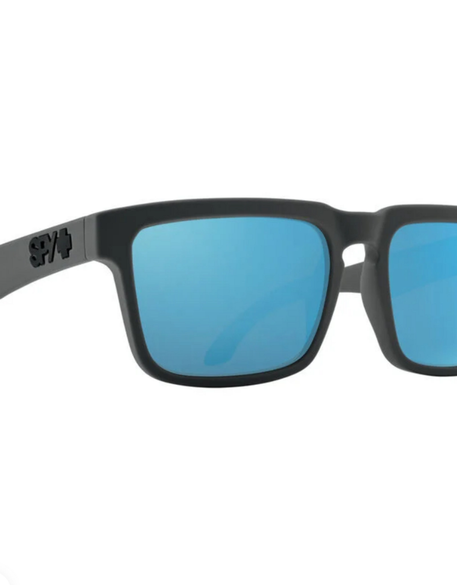 SPY HELM Soft Matte Dark Gray - Happy Gray Green Polar Light Blue Mirror