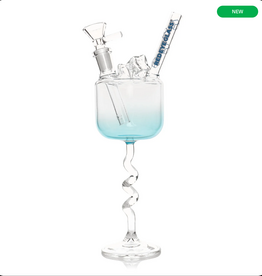 Red Eye Glass REG123 Red Eye Glass 9" Tall Ice Cold Happy Hour Water Pipe