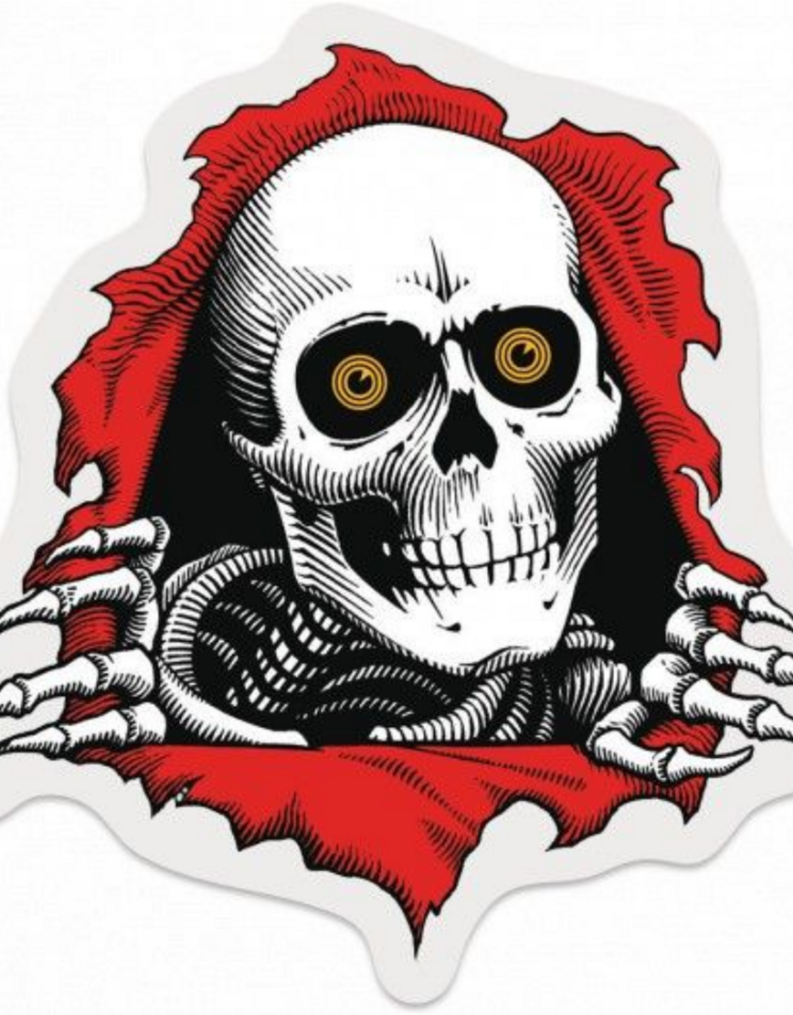 Powell Peralta POWELL PERALTA - RIPPER DIE CUT STICKER (3")