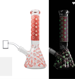 LOUIS GLOW IN THE DARK RED DAB RIG