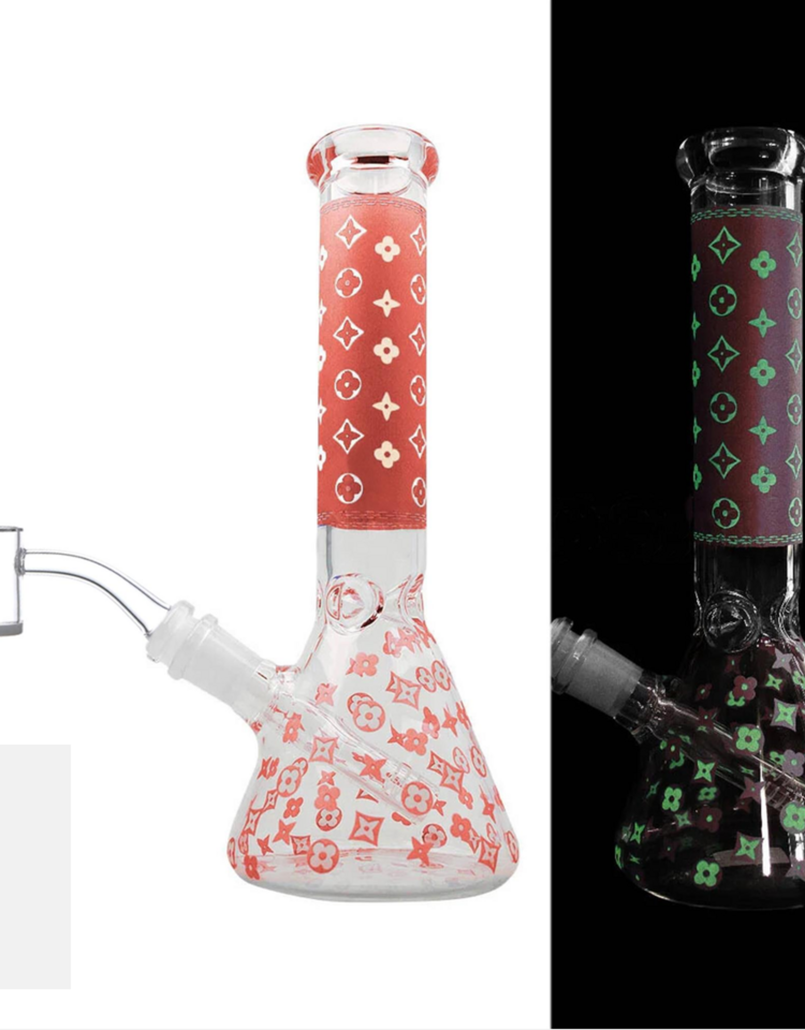 LOUIS GLOW IN THE DARK RED DAB RIG