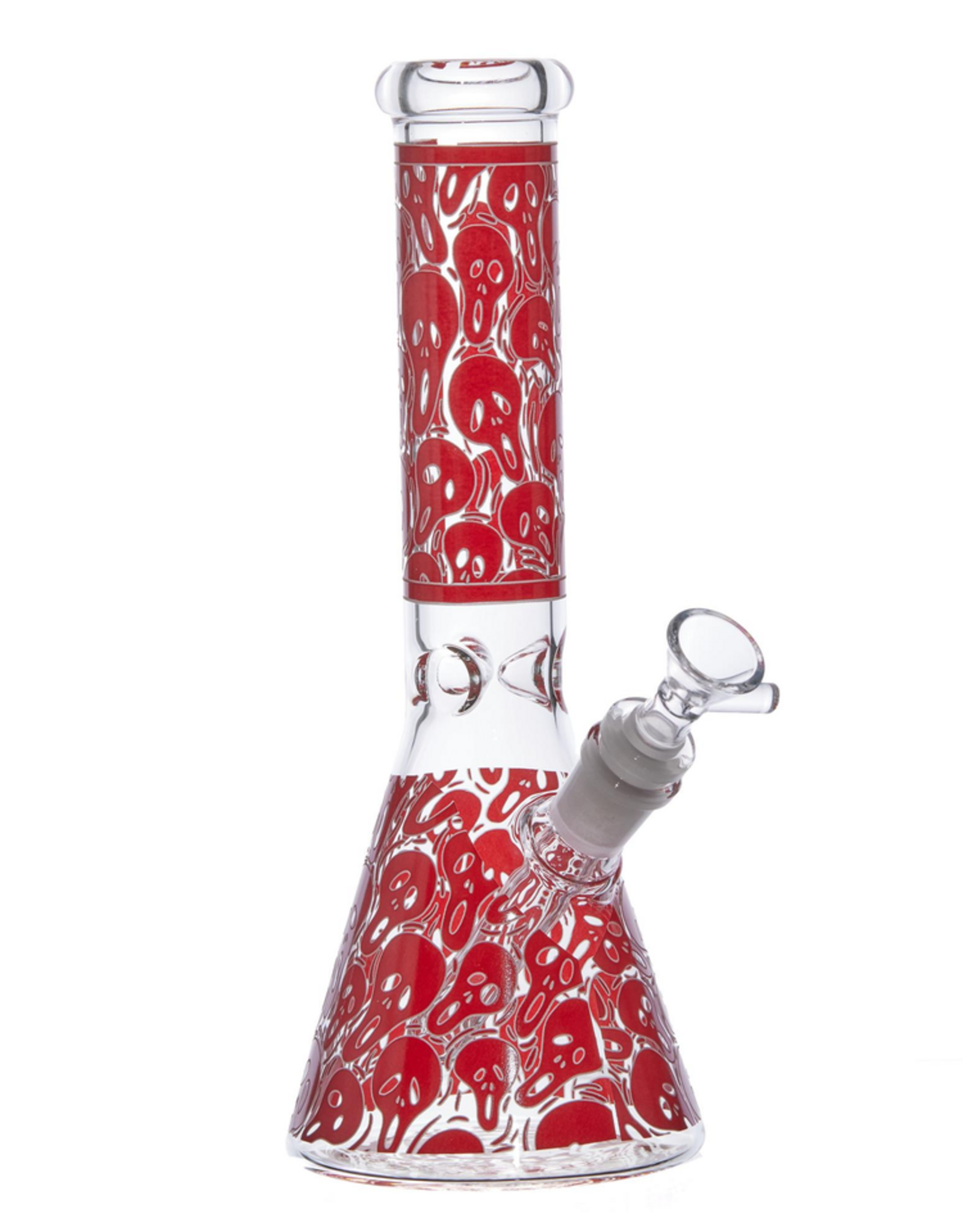 SCREAM GHOSTFACE BEAKER GLASS BONG 10INCH