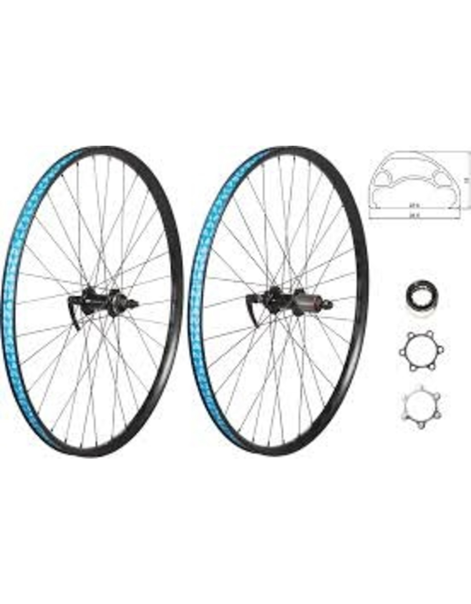 49N 49N MTB/URBAN 26" REAR BLACK CL & 6 BOLT DISC