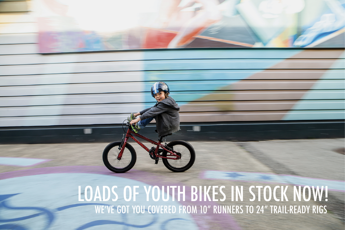 Youth bikes in stock!