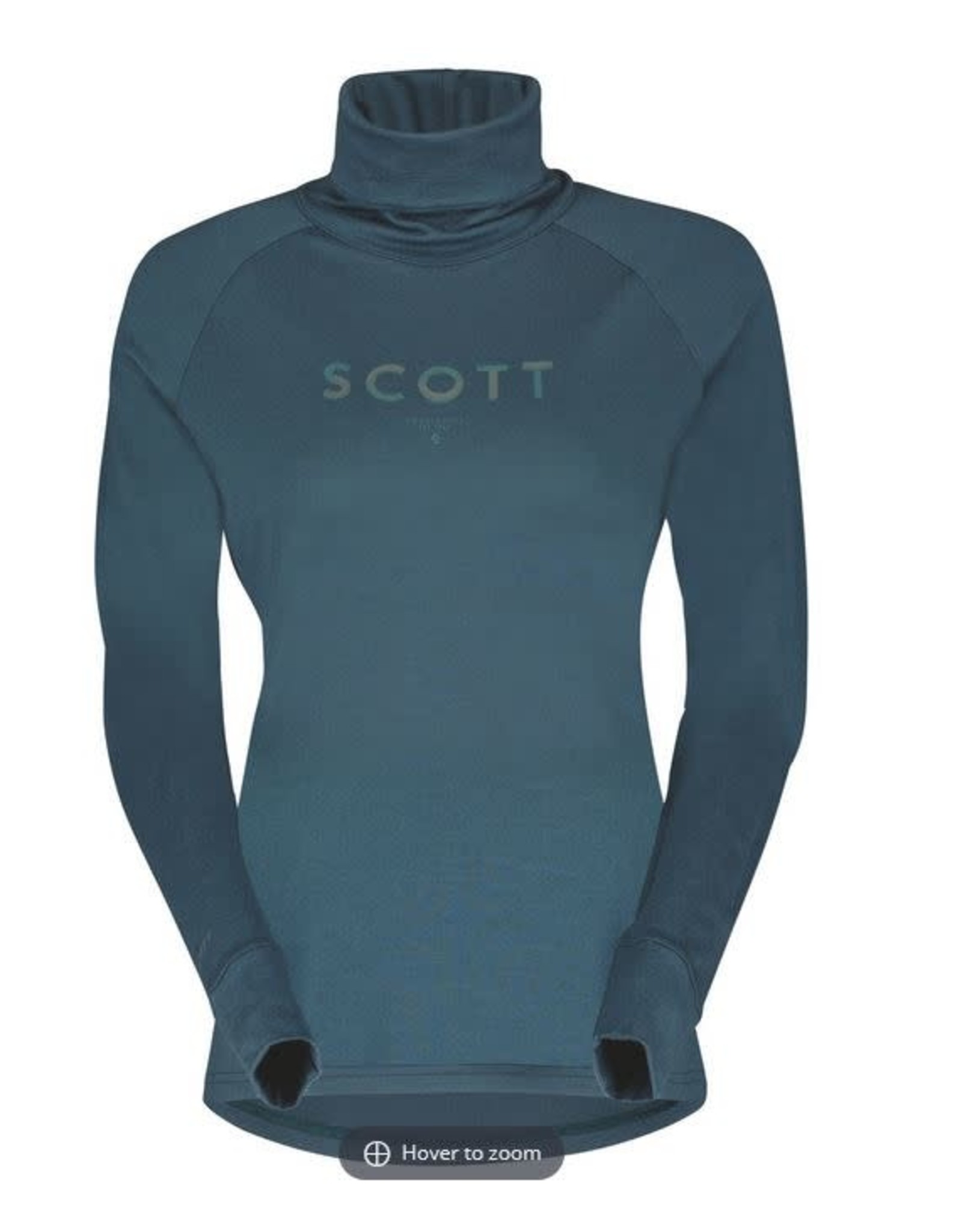 SCOTT SCOTT HIGH NECK SHIRT W DEFINED MERINO L/SL