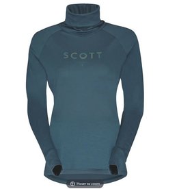 SCOTT SCOTT HIGH NECK SHIRT W DEFINED MERINO L/SL