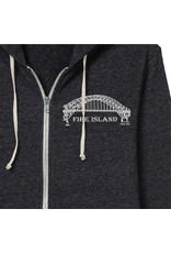 Alternative Apparal FI Bridge Zip Up Fleece Hoody