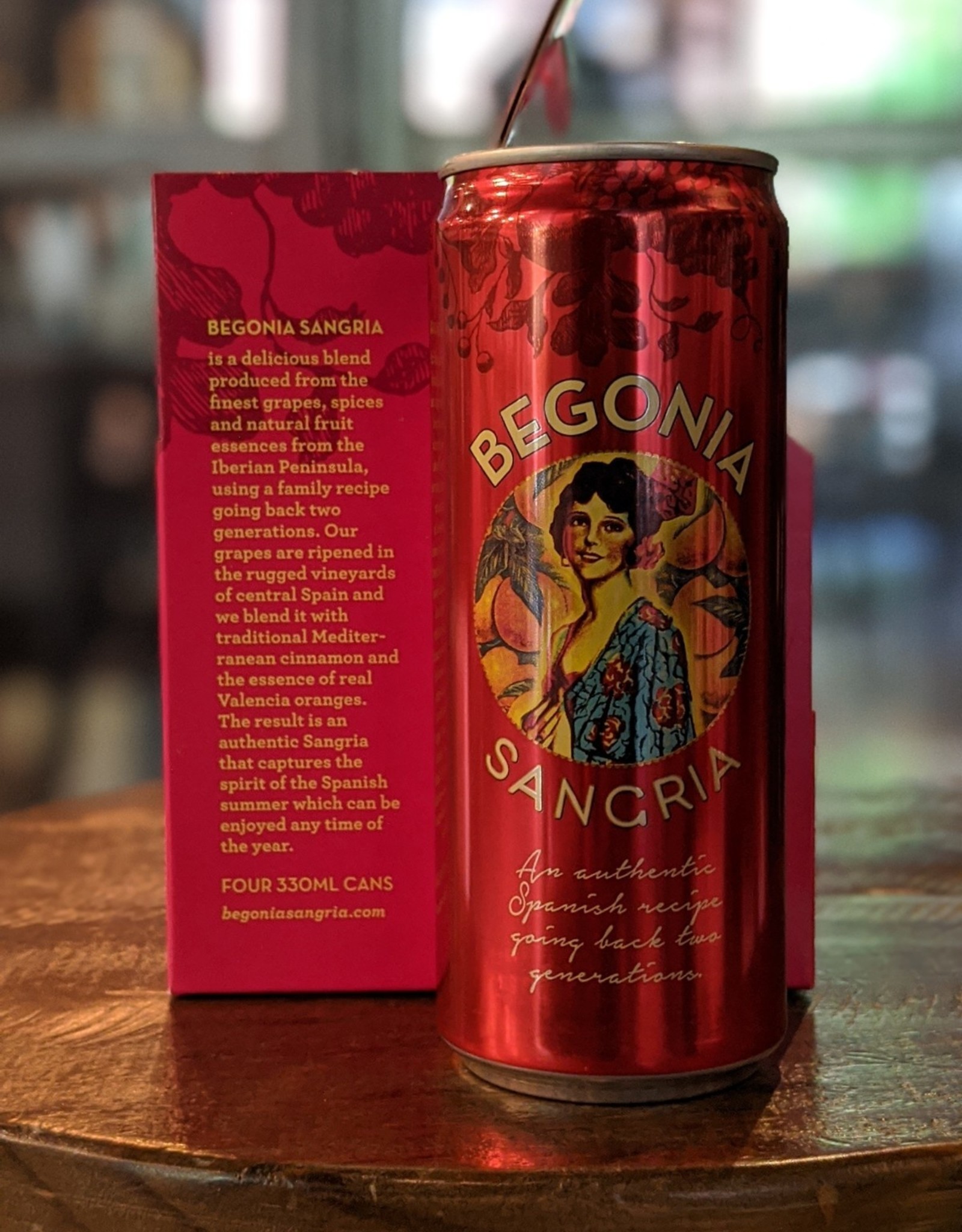 Begonia Red Sangria Cans