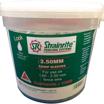 Strainrite 2.5MM CRIMPS