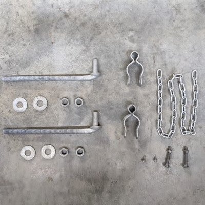 Hinge Kit for 2" Gate- Galvanized