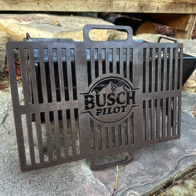 Catch Dog Tools Custom Logo Fire Pit/Charcoal Grill 12" x 18"