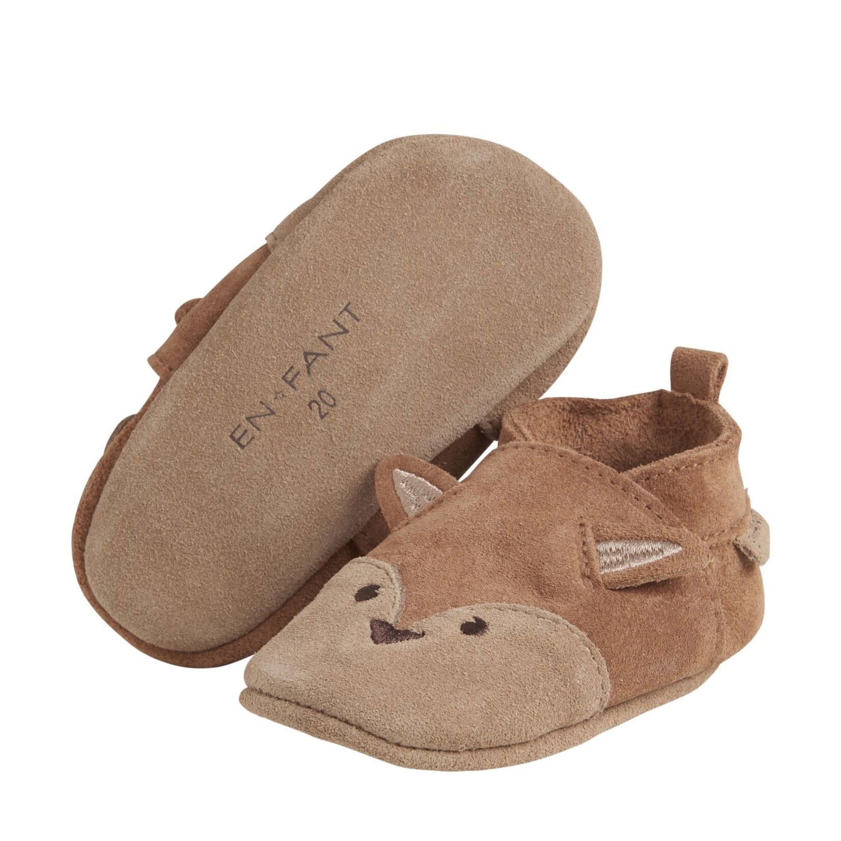 EN FANT ENFANT LEATHER SLIPPERS