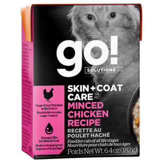 GO!Solutions 6.4oz Skin & Coat Minced Chicken