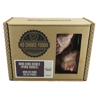 K-9 Choice 3pk Mini Pork Dino Bones