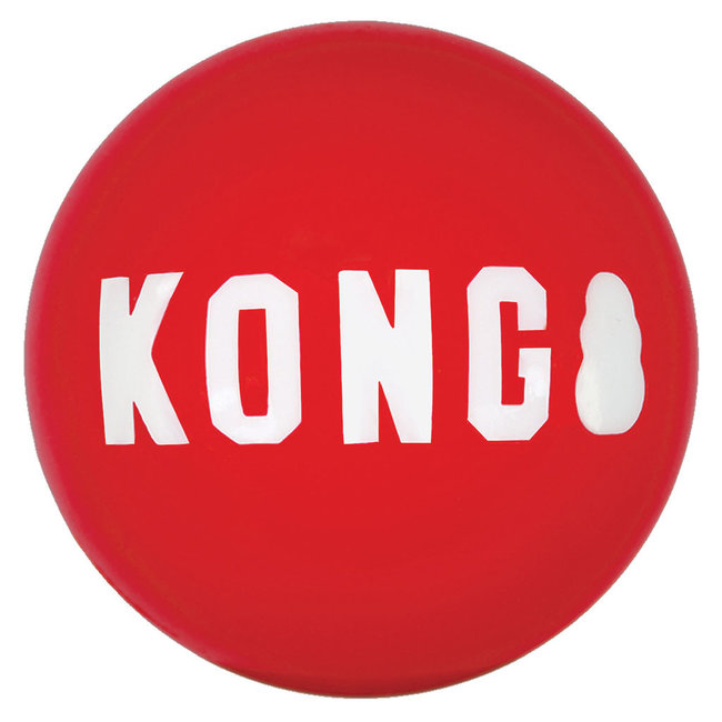 Kong Signature Red Squeaker Ball Bulk