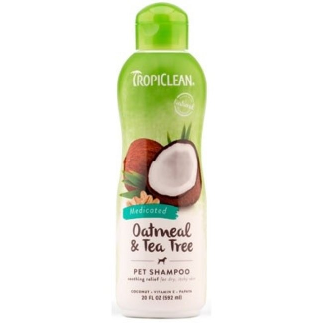 Tropiclean 20oz Medicated Oatmeal & Tea Tree Shampoo