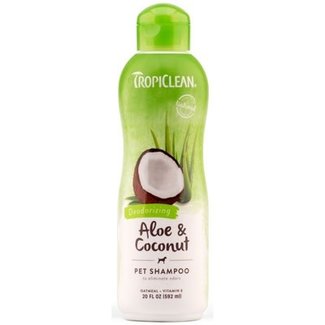 Tropiclean 20oz Aloe & Coconut Deodorizing Shampoo