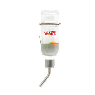 Living World 12oz Glass Water Bottle