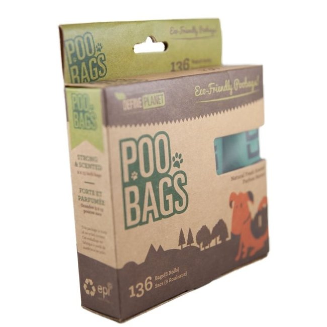 Define Planet 8 Pack of Poo Bags Rolls