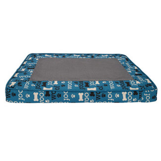 Dog It Blue Woof, Orthopedic Bed 32"x24"