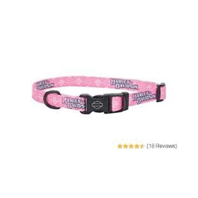 Coastal 6-8" Pink Harley Davidson Collar***Clearance*****