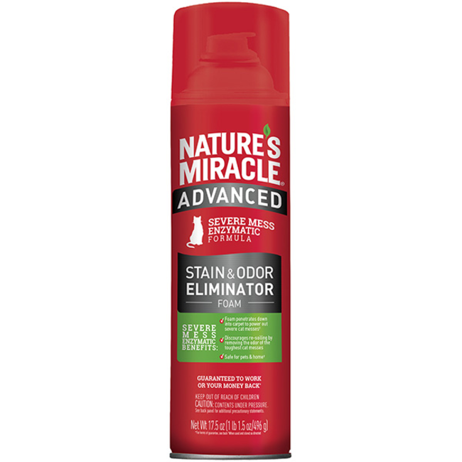 Natures Miracle 17.5oz Cat Foam Stain & Odor Cleaner