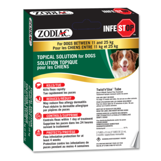 Zodiac Infestop Dogs 11 kg to 25 kg****Clearance****