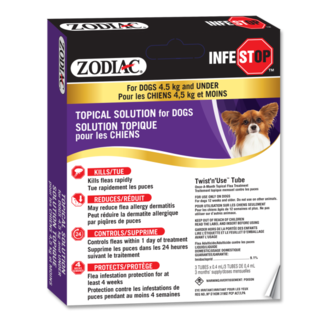 Zodiac Infestop Dogs Under 4.5 kg****Clearance****