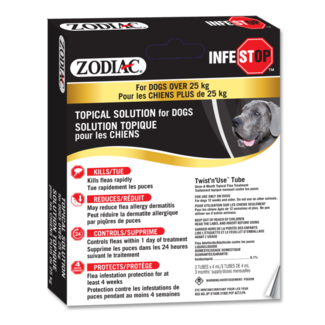 Zodiac Infestop Dogs over 25 kg****Clearance*****