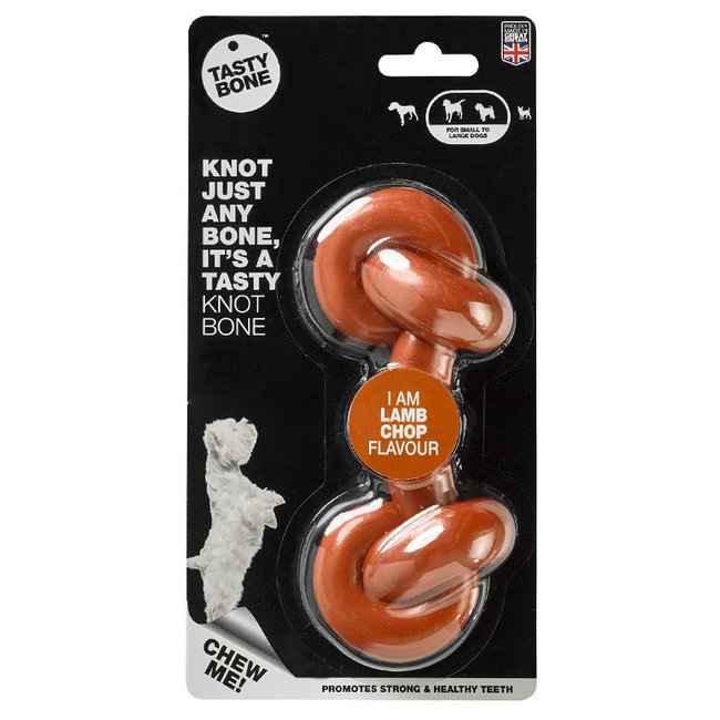 Tasty Bone Lamb Chop Nylon Knotted Bone****Clearance****