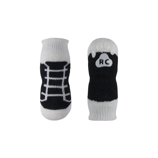 RC Pets Pawks-Black Sneaker Dog Socks  (4 Pack)