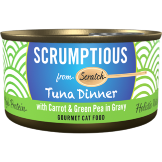 Scrumptious 2.8oz Tuna Dinner Carrot & Green Pea in Gravy